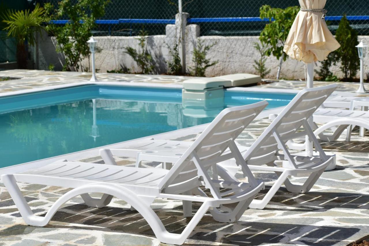 Navy Greece Villa With Swimming Pool & Sea View Makrygialos Exterior photo